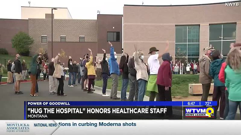 Power of Goodwill: "Hug the Hospital" honors healthcare staff