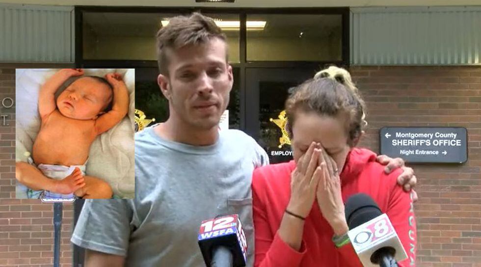 Caleb Whisnand Sr. and Angela Gardner ask the public for help finding their baby, Caleb Jr.,...