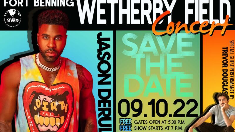 Fort Benning MWR Presents a Free Concert Featuring Jason Derulo