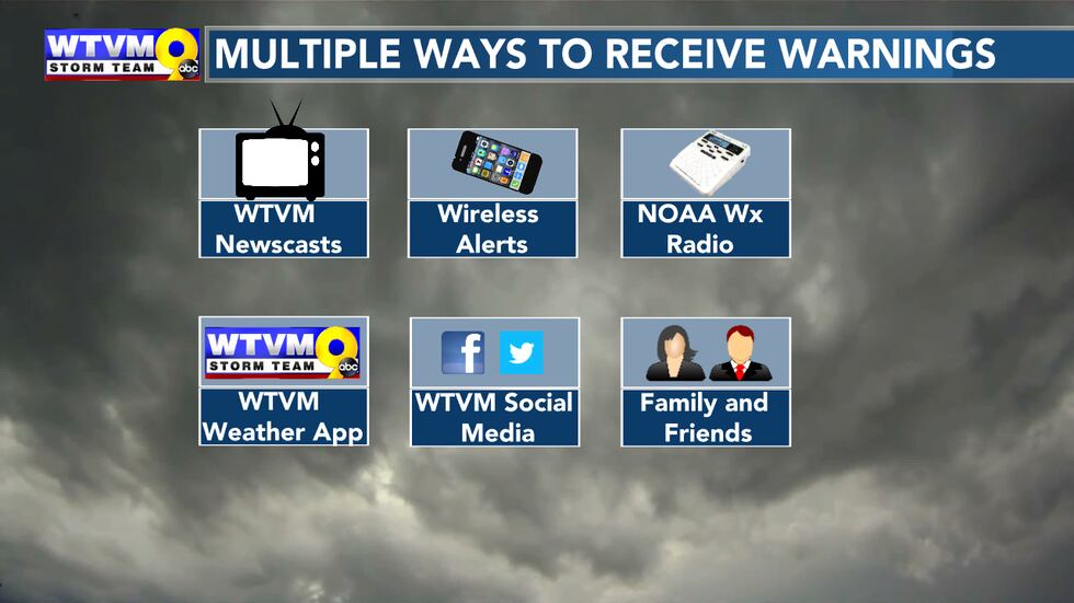 Stay update to up to date with us on our social medias and the WTVM Weather App