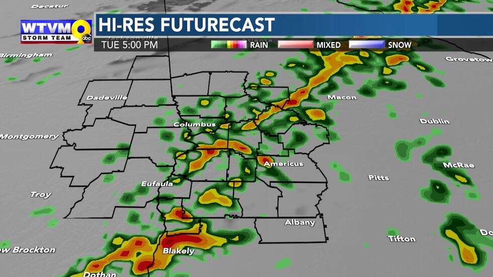 An isolated storm may briefly turn severe during the afternoon Tuesday if everything comes...