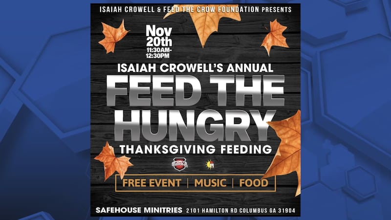 Isaiah Crowley hosting annual Feed the Hungry feast for public