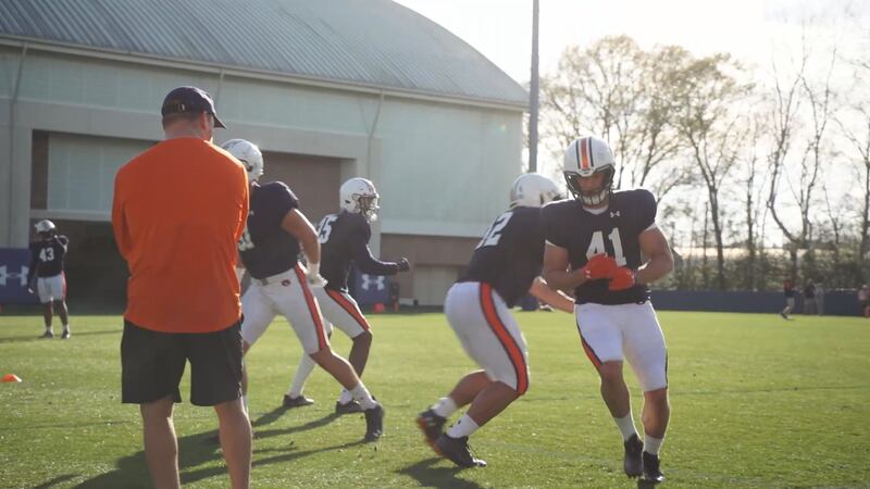 Auburn Football practice