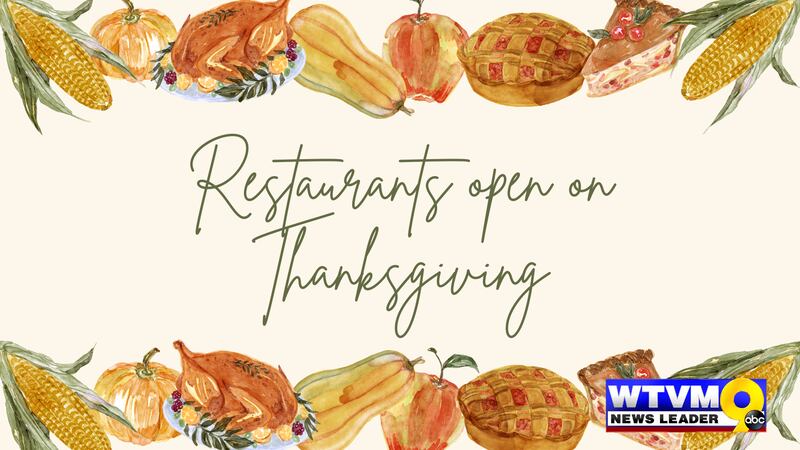 LIST: Restaurants open on Thanksgiving in the Valley
