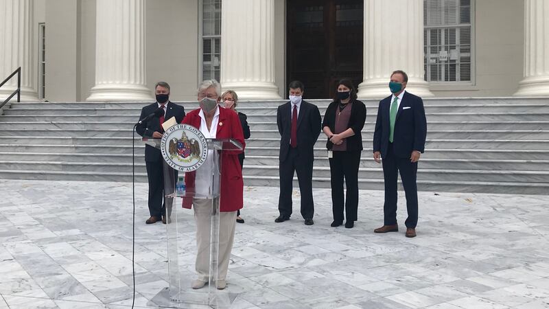 Governor Ivey announces locations of crisis centers.
