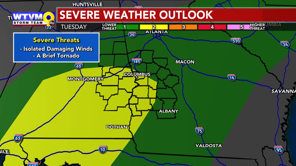 Tuesday Severe Weather Outlook